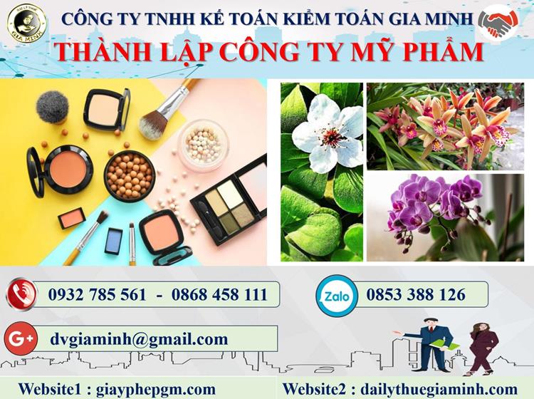 Thủ tục thành lập doanh nghiệp kinh doanh mỹ phẩm tại Quận Gò Vấp