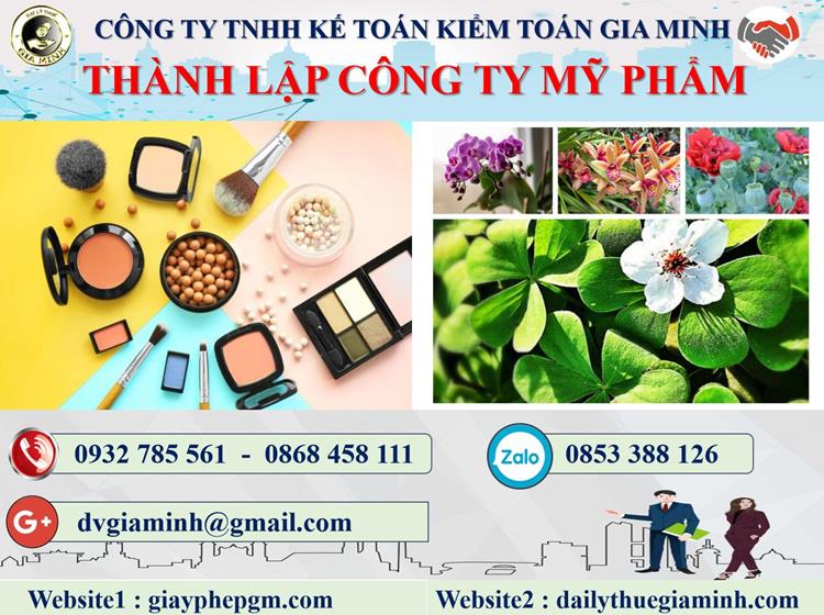 Thành lập công ty kinh doanh mỹ phẩm tại Quận Tân Bình 4 Thủ tục thành lập doanh nghiệp kinh doanh mỹ phẩm tại Quận Tân Bình