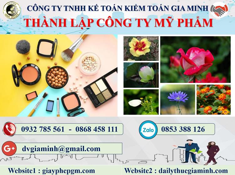 Thủ tục thành lập doanh nghiệp kinh doanh mỹ phẩm tại Quận Hải Châu