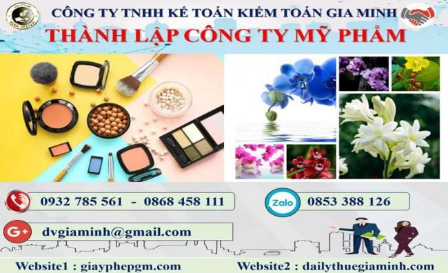 Thủ tục thành lập doanh nghiệp kinh doanh mỹ phẩm tại Vũng Tàu