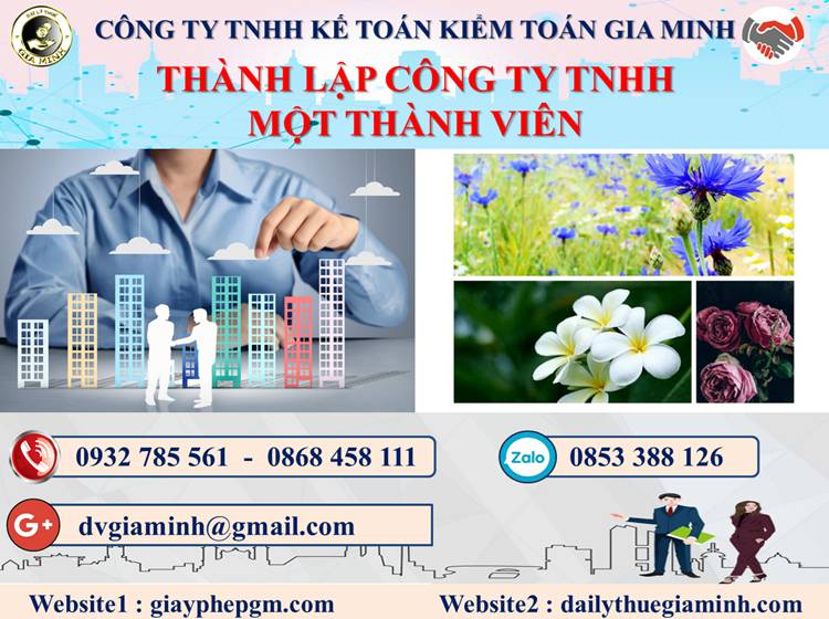 Thành lập công ty TNHH MTV tại Phú Quốc 4 Thủ tục thành lập doanh nghiệp TNHH MTV tại Phú Quốc