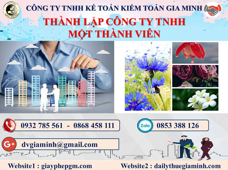  Thủ tục thành lập doanh nghiệp TNHH MTV tại Thái Nguyên