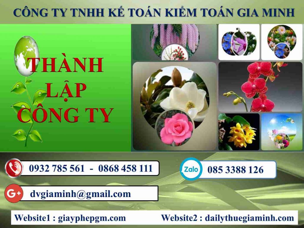 Thủ tục thành lập doanh nghiệp Quận Hoàng Mai
