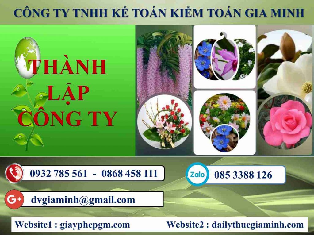 Thủ tục thành lập doanh nghiệp Huyện Ba Vì