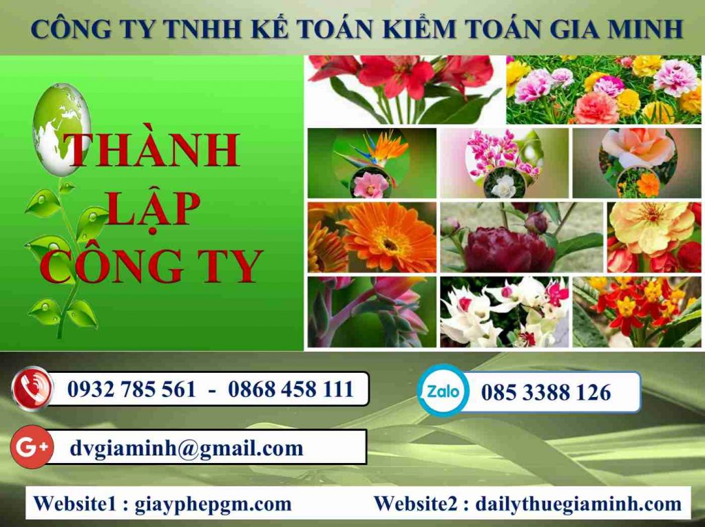 Thủ tục thành lập doanh nghiệp Huyện Nhà Bè
