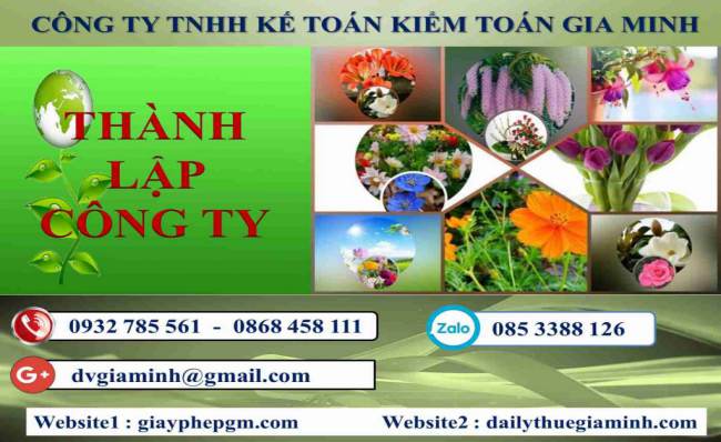 Thủ tục thành lập doanh nghiệp Quận Nam Từ Liêm