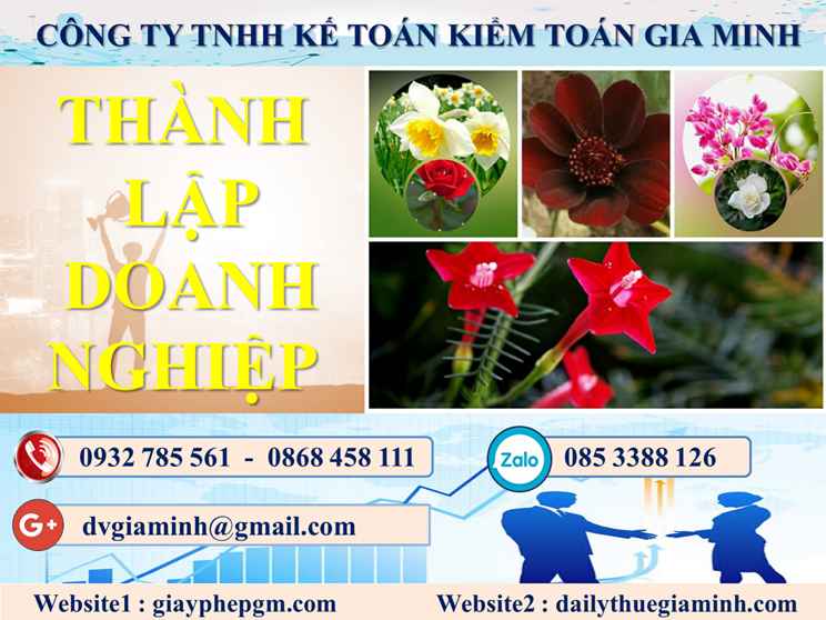 Thủ tục thành lập doanh nghiệp trọn gói Hòa Bình