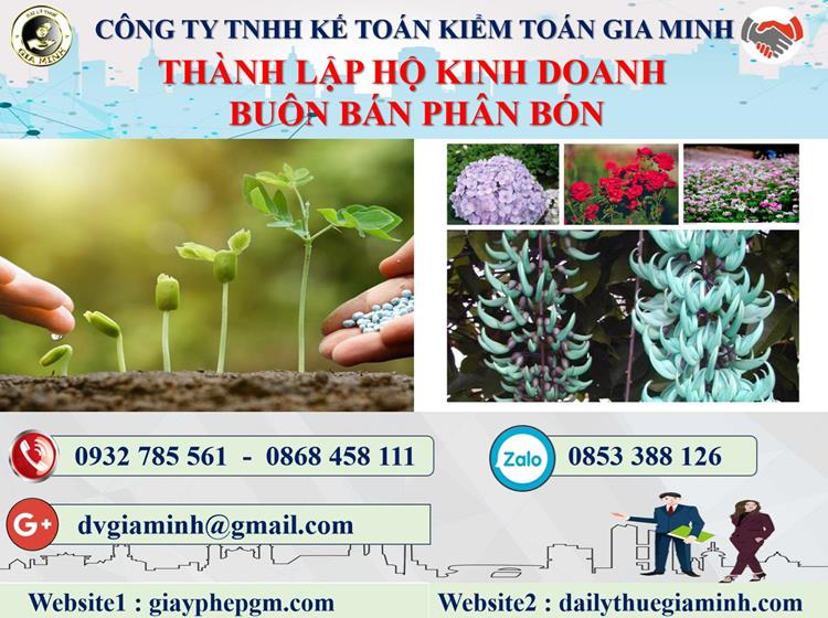 Thủ tục thành lập HKD buôn bán phân bón tại Quận 8