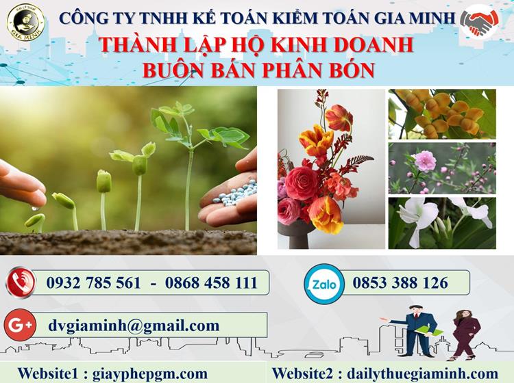 Thủ tục thành lập HKD buôn bán phân bón tại Thành phố Hải Phòng