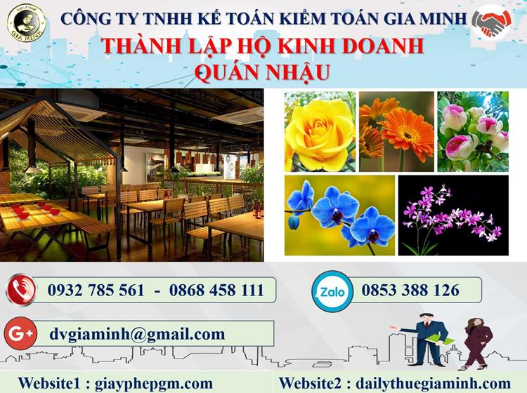 Thành lập hộ kinh doanh quán nhậu tại Hải Phòng 4 Thủ tục thành lập hộ kinh doanh quán nhậu tại Hải Phòng