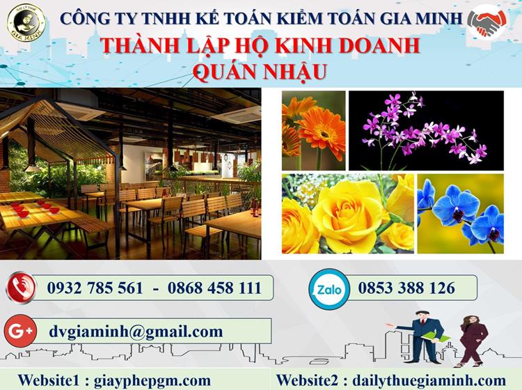 Thành lập hộ kinh doanh quán nhậu tại Phú Quốc 4 Thủ tục thành lập hộ kinh doanh quán nhậu tại Phú Quốc