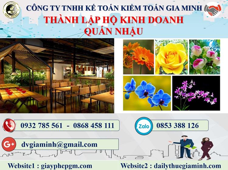 Thủ tục thành lập HKD quán nhậu tại Thành Phố Hải Phòng