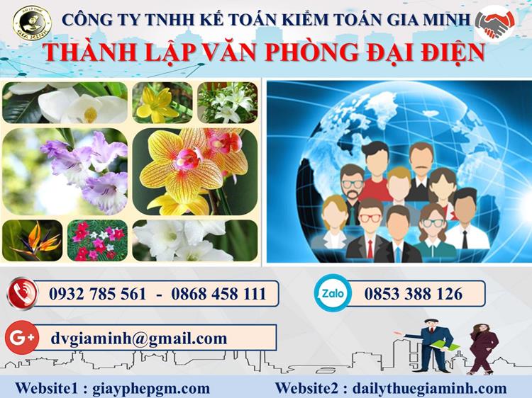 Thành lập văn phòng đại diện ở Hậu Giang 4 Thủ tục đăng ký văn phòng đại diện ở Hậu Giang