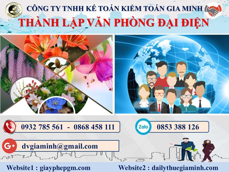 Thành lập văn phòng đại diện ở Vĩnh Long 4 Thủ tục đăng ký văn phòng đại diện ở Vĩnh Long