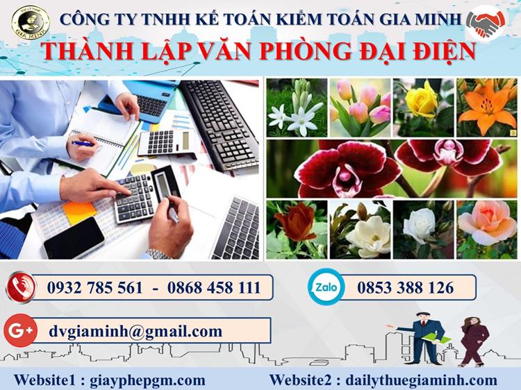 Thành lập văn phòng đại diện tại Quận Bình Thuỷ 4 Thủ tục đăng ký văn phòng đại diện tại Quận Bình Thuỷ