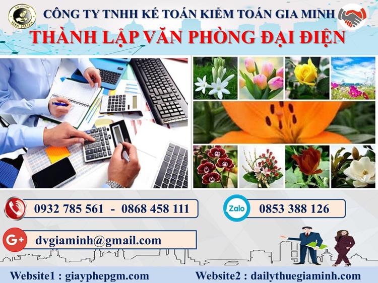 Thành lập văn phòng đại diện tại Quận Nam Từ Liêm 4 Thủ tục đăng ký văn phòng đại diện tại Quận Nam Từ Liêm