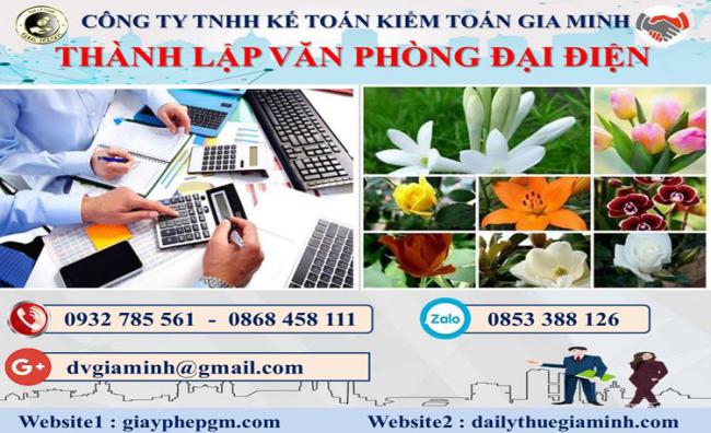 Thành lập văn phòng đại diện tại Quận Phú Nhuận 4 Thủ tục đăng ký văn phòng đại diện tại Quận Phú Nhuận