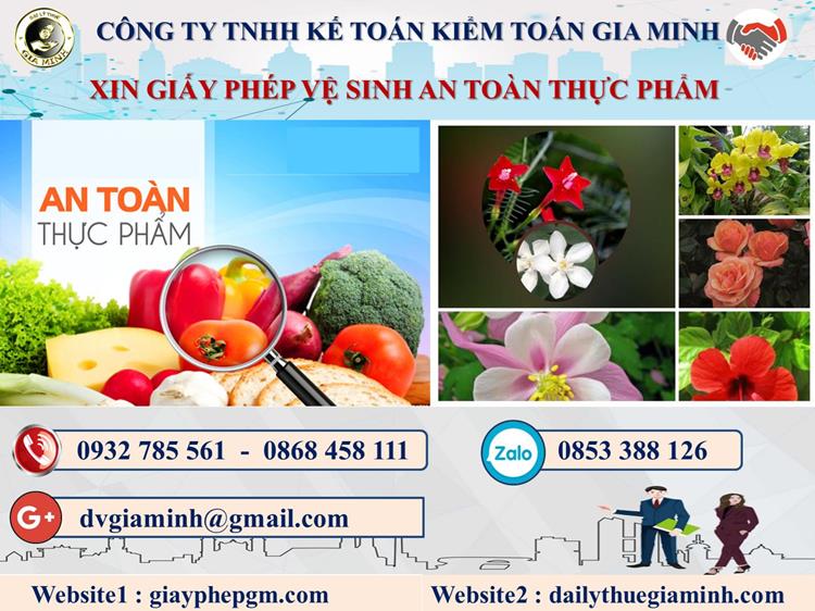 Xin giấy phép vệ sinh an toàn thực phẩm tại Hòa Bình 4 Thủ tục xin giấy phép vệ sinh an toàn thực phẩm tại Hòa Bình