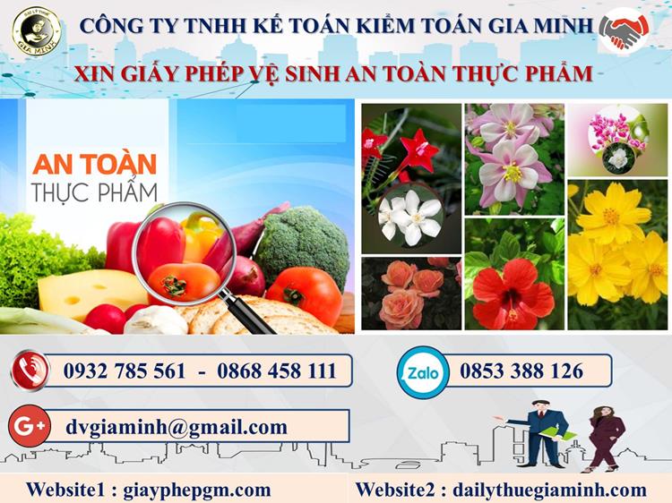 Thủ tục xin giấy phép vệ sinh an toàn thực phẩm tại Lai Châu