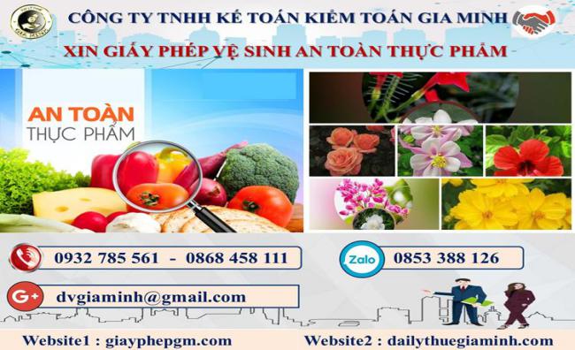 Xin giấy phép vệ sinh an toàn thực phẩm tại Quận 4 1 Thủ tục xin giấy phép vệ sinh an toàn thực phẩm tại Quận 4