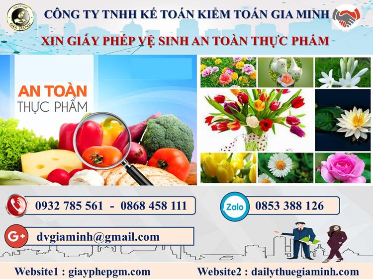 Xin giấy phép vệ sinh an toàn thực phẩm tại Thành phố Cần Thơ 4 Thủ tục xin giấy phép vệ sinh an toàn thực phẩm tại Thành phố Cần Thơ