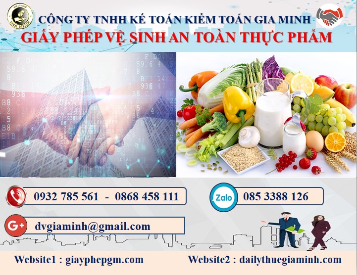 Xin giấy phép vệ sinh an toàn thực phẩm tại TPHCM 4 Thủ tục xin giấy phép vệ sinh ATTP tại TPHCM