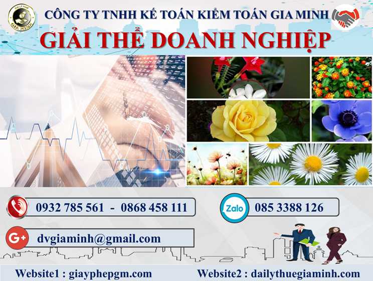 Dịch vụ giải thể doanh nghiệp tại Điện Biên 4 Thủ tục dịch vụ giải thể doanh nghiệp tại Điện Biên