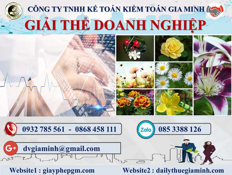 Dịch vụ giải thể doanh nghiệp tại Huyện Thạch Thất 4 Thủ tục dịch vụ giải thể doanh nghiệp tại Huyện Thạch Thất