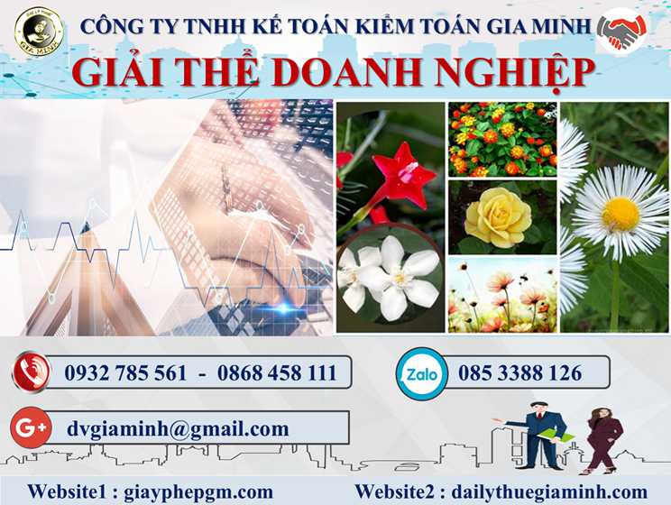 Dịch vụ giải thể doanh nghiệp tại Lâm Đồng 4 Thủ tục dịch vụ giải thể doanh nghiệp tại Lâm Đồng