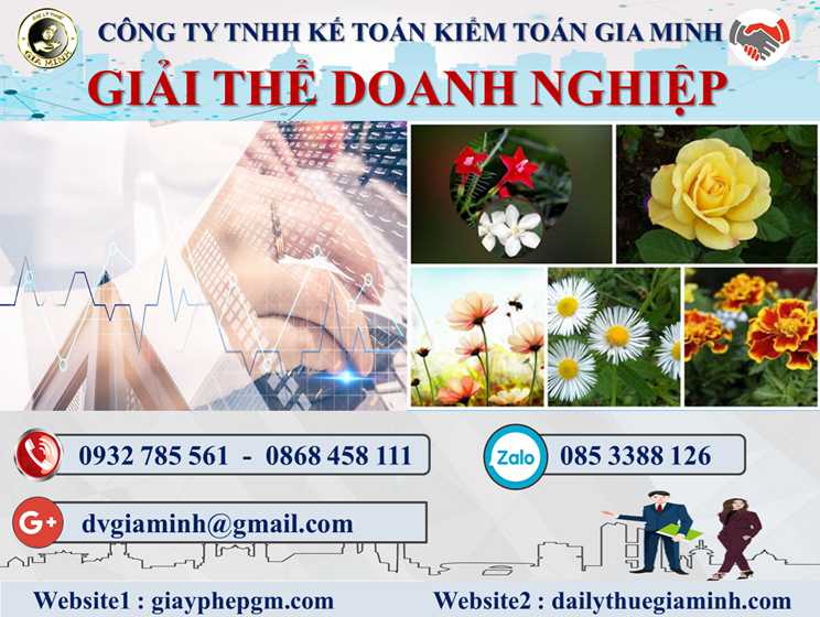 Dịch vụ giải thể doanh nghiệp tại Thái Nguyên 4 Thủ tục dịch vụ giải thể doanh nghiệp tại Thái Nguyên