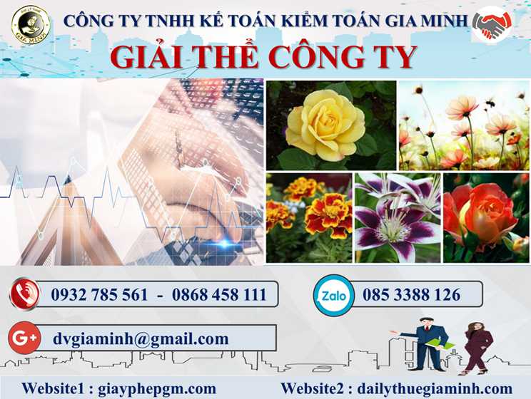 Dịch vụ giải thể công ty trọn gói tại Cà Mau 4 Thủ tục dịch vụ giải thể doanh nghiệp tại Cà Mau