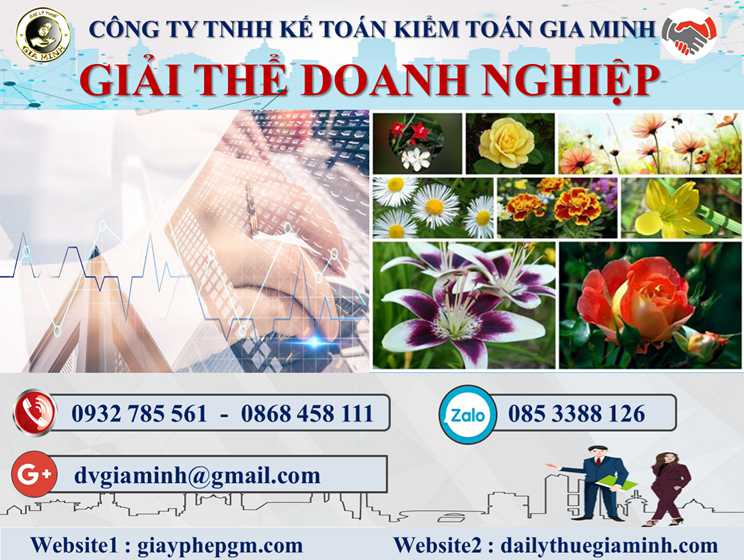 Dịch vụ giải thể công ty trọn gói tại Hòa Bình 4 Thủ tục dịch vụ giải thể doanh nghiệp tại Hòa Bình