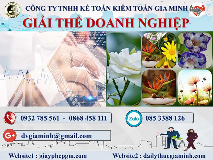 Dịch vụ giải thể công ty trọn gói tại Huyện Mê Linh 4 Thủ tục dịch vụ giải thể doanh nghiệp tại Huyện Mê Linh