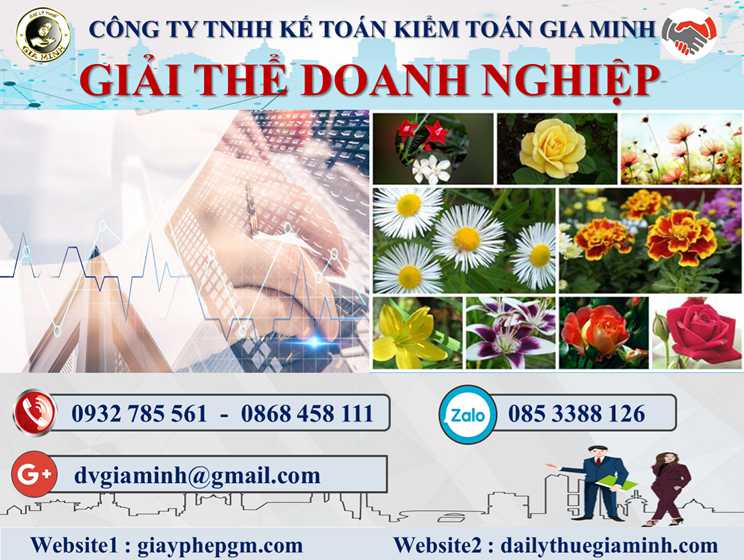 Dịch vụ giải thể công ty trọn gói tại Quảng Bình 4 Thủ tục dịch vụ giải thể doanh nghiệp tại Quảng Bình
