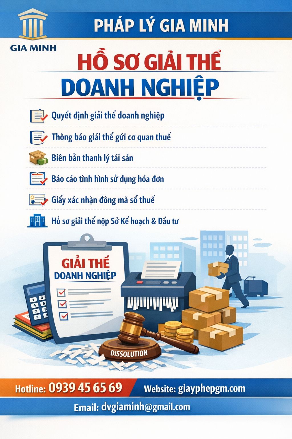 Hồ sơ giải thể doanh nghiệp tại Lạng Sơn gồm quyết định giải thể và các giấy tờ pháp lý cần thiết