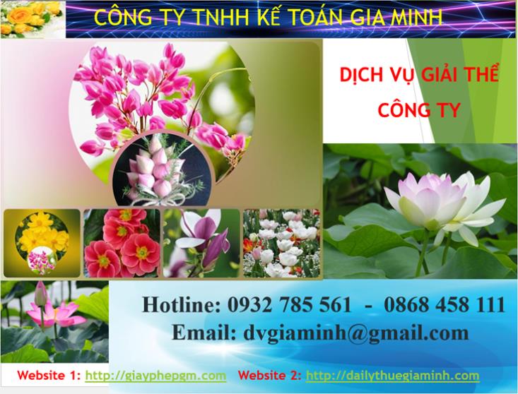 Thủ tục giải thể công ty trọn gói giá rẻ tại Hà Nội