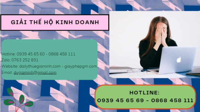 Giải thể hộ kinh doanh Thành Phố Hà Nội 5 Giải thể hộ kinh doanh ở Thành phố Hà Nội