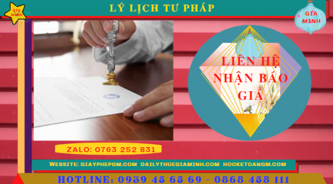 Dịch vụ làm phiếu lý lịch tư pháp trọn gói trên toàn quốc 5 Làm lý lịch tư pháp tốn bao nhiêu tiền
