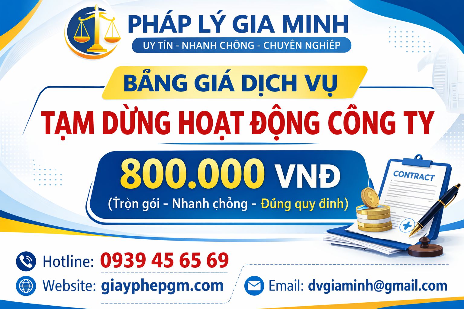Cần tạm ngừng kinh doanh tại Thành Phố Thanh Hóa – Thủ tục mới nhất 2026, chi tiết & dễ thực hiện 4 Chi phí tạm ngừng công ty Thanh Hóa