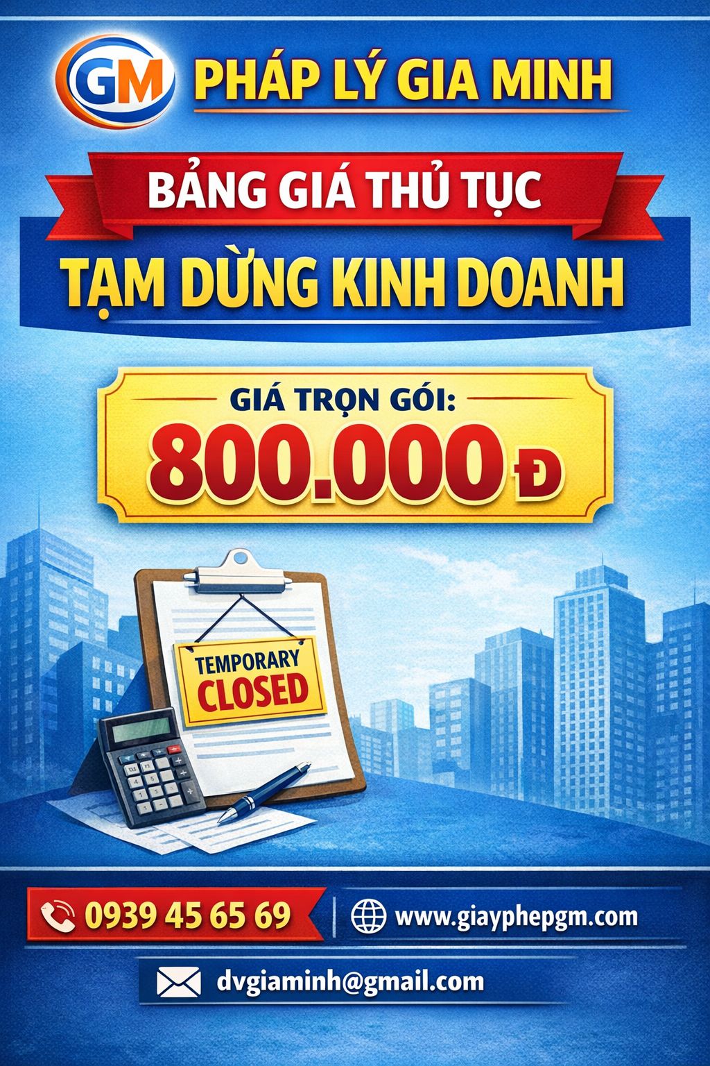 Chi phí tạm ngừng kinh doanh công ty tại Hải Phòng