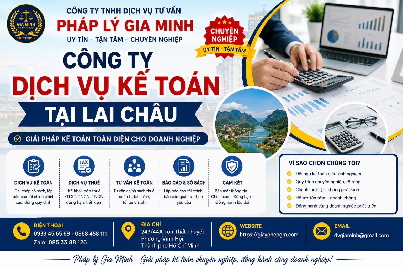 Dịch vụ kế toán tại Lai Châu – Giải pháp tài chính hiệu quả cho doanh nghiệp hiện đại 6 Công ty dịch vụ kế toán tại Lai Châu chuyên nghiệp