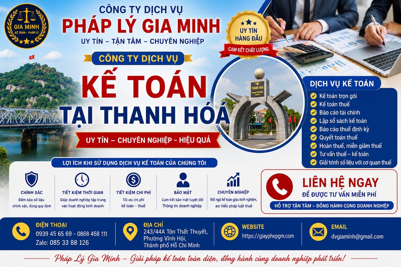 Dịch vụ kế toán tại Thanh Hóa chuyên nghiệp, tối ưu chi phí doanh nghiệp 9 Công ty dịch vụ kế toán tại Thanh Hóa uy tín