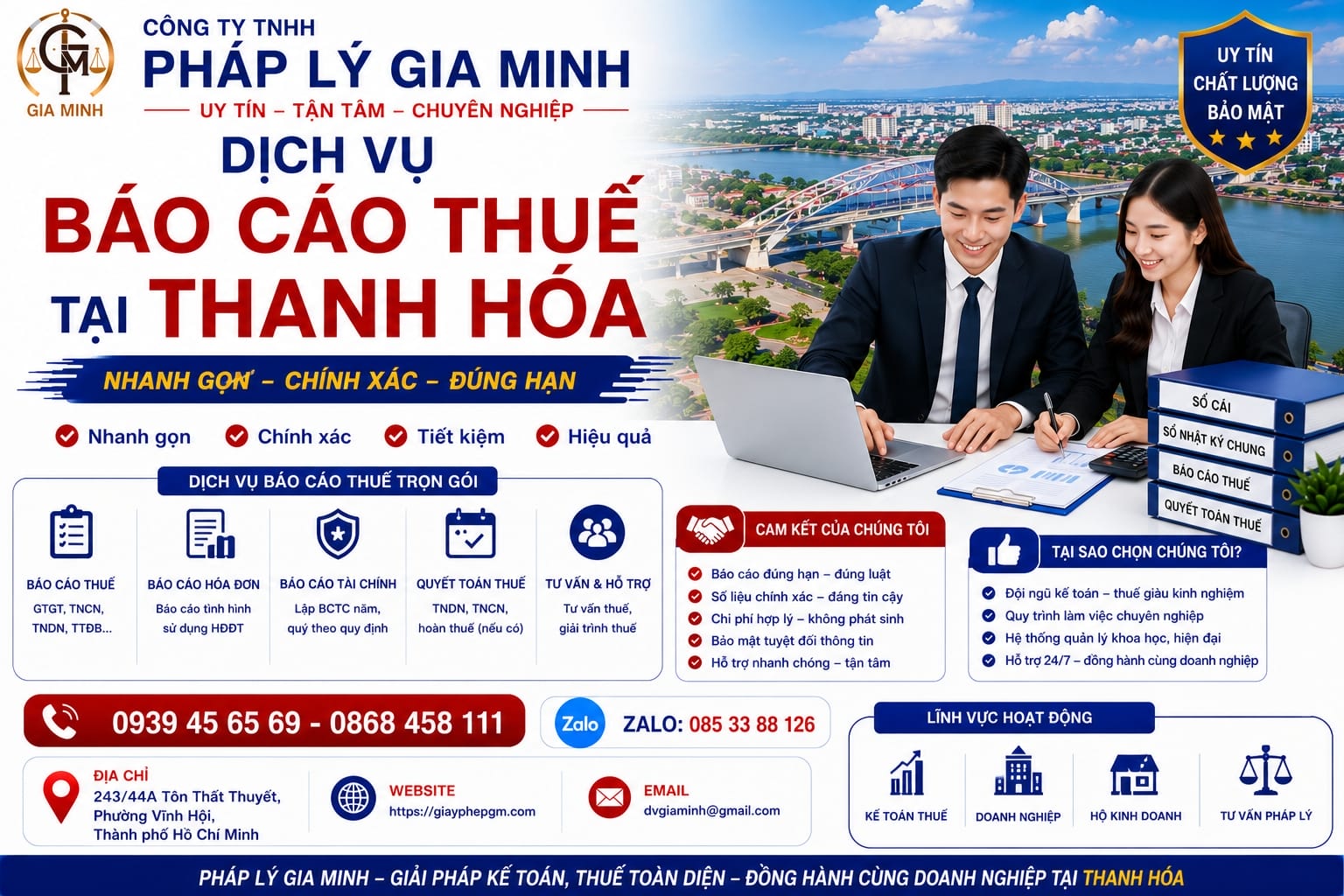 Dịch vụ kế toán tại Thanh Hóa chuyên nghiệp, tối ưu chi phí doanh nghiệp 10 Dịch vụ báo cáo thuế tại Thanh Hóa nhanh gọn