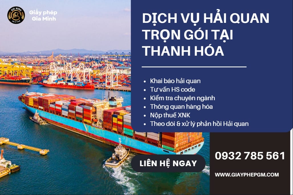 Dịch vụ hải quan trọn gói tại Thanh Hóa