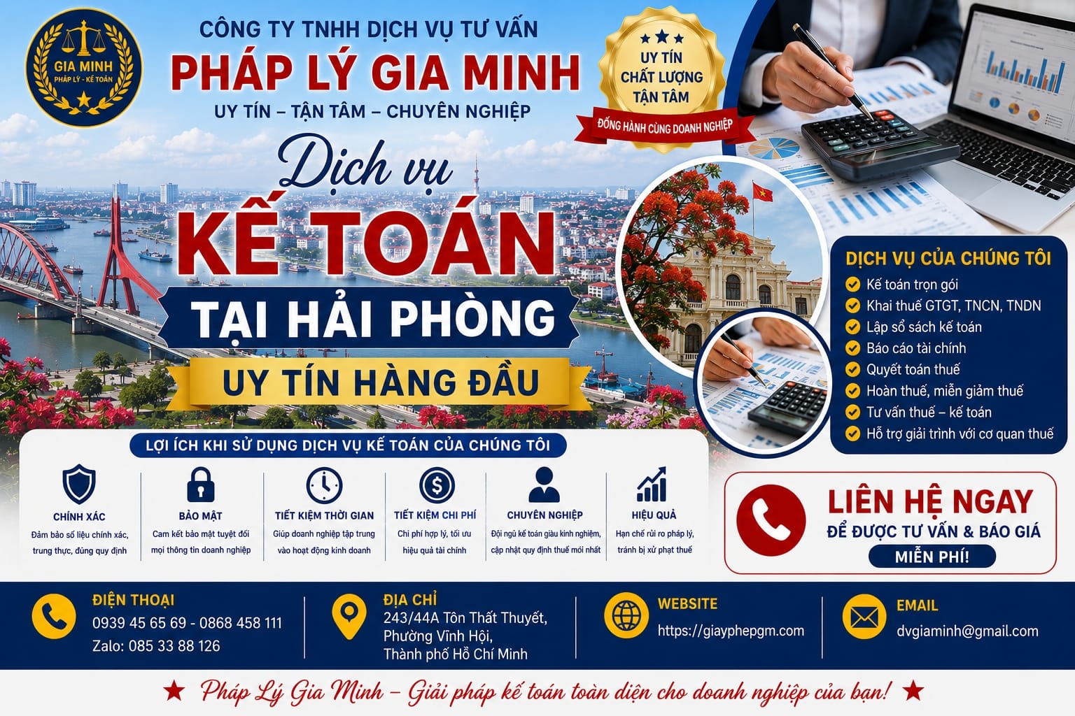 Dịch vụ kế toán tại Hải Phòng – Đồng hành cùng doanh nghiệp trong quản lý tài chính 9 Dịch vụ kế toán tại Hải Phòng uy tín hàng đầu
