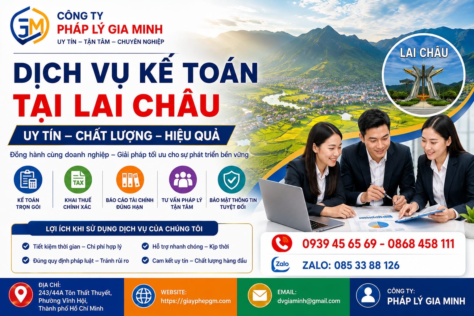Dịch vụ kế toán tại Lai Châu – Giải pháp tài chính hiệu quả cho doanh nghiệp hiện đại 5 Dịch vụ kế toán tại Lai Châu uy tín chất lượng