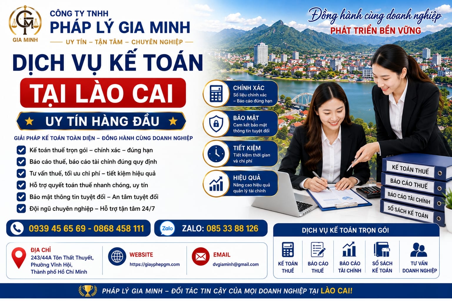 Dịch vụ kế toán tại Lào Cai uy tín hàng đầu