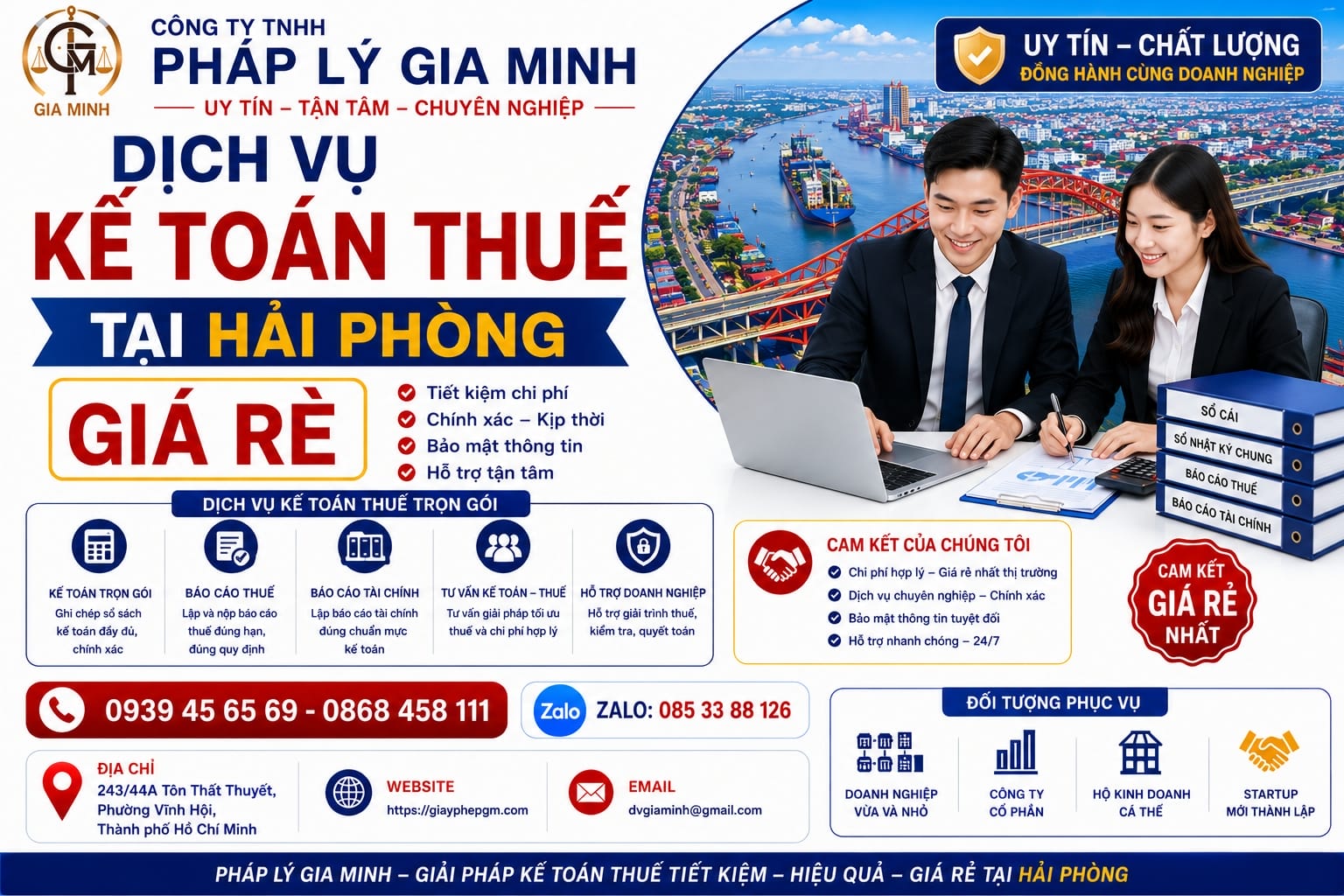 Dịch vụ kế toán tại Hải Phòng – Đồng hành cùng doanh nghiệp trong quản lý tài chính 14 Dịch vụ kế toán thuế tại Hải Phòng giá rẻ