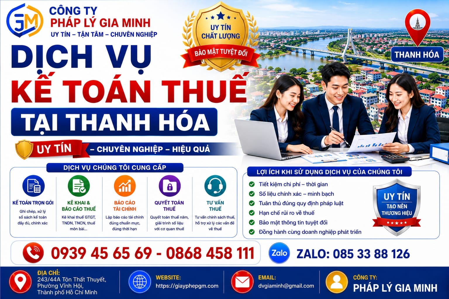 Dịch vụ kế toán tại Thanh Hóa chuyên nghiệp, tối ưu chi phí doanh nghiệp 12 Dịch vụ kế toán thuế tại Thanh Hóa uy tín
