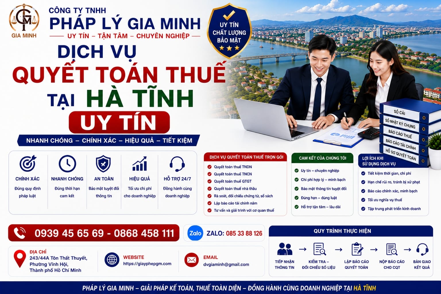 Dịch vụ kế toán tại Hà Tĩnh – Giải pháp quản lý tài chính hiệu quả cho doanh nghiệp 6 Dịch vụ quyết toán thuế tại Hà Tĩnh uy tín